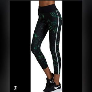 Noli dark palm large workout leggings